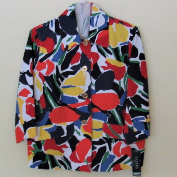 NWT Lauren Ralph Lauren Jacket Plus size 1X - Picture 1 of 9